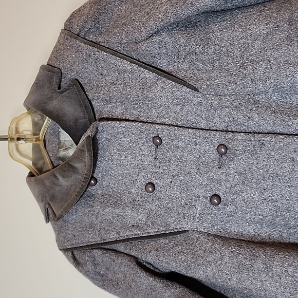 Vintage Rothchild wool blend double breasted peacoat and hat Size 4 NEVER WORN - Picture 2 of 11